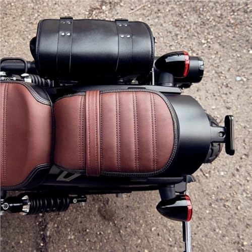 Cojín de moto con respaldo para rutas largas en Scout o Bobber 3