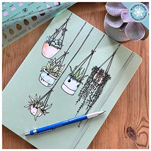 image for Window Flakes Hanging Plant Laptop Sticker Pack - Plant Stickers Lapto