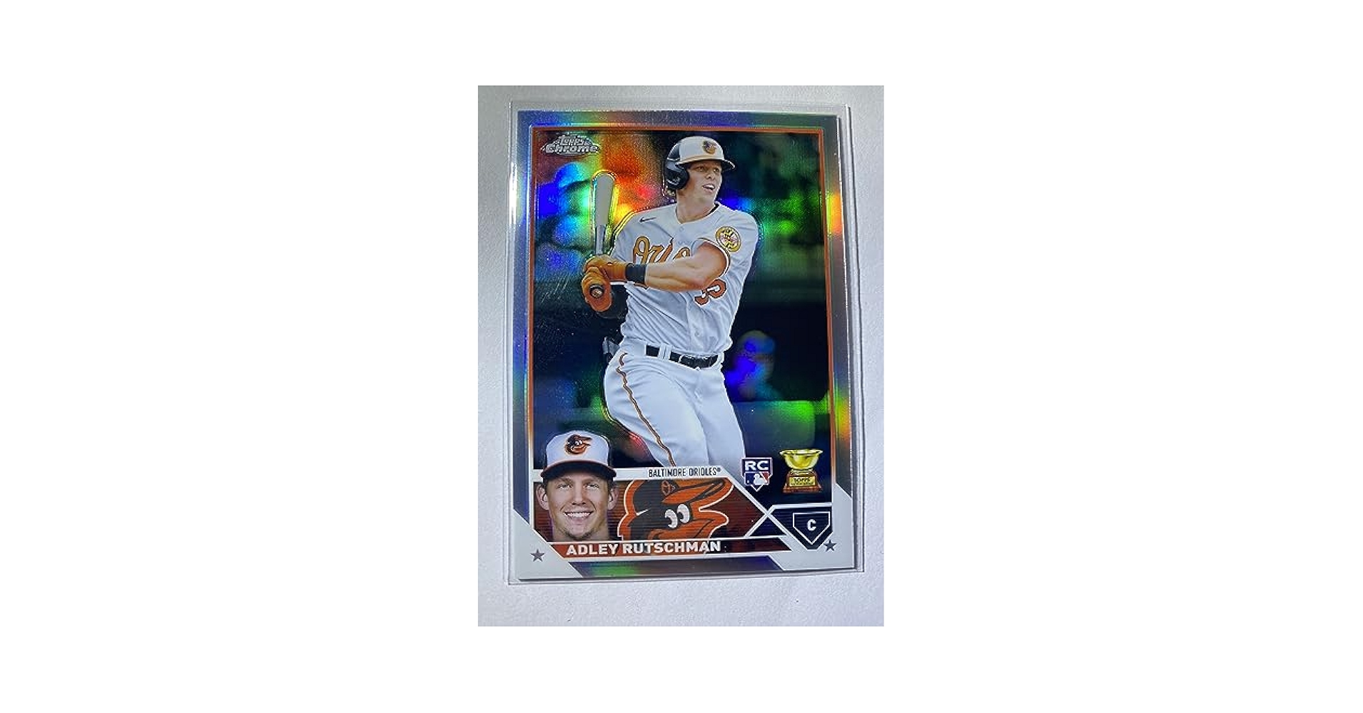 Amazon.com: 2023 Topps Chrome Baseball Adley Rutschman RC #1
