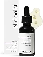 Minimalist Anti-Aging Night Serum with 0.3% Retinol & Q10|Fine Lines & Wrinkles Reduction Serum for Beginners|Water-Free Formula for Stability & Nourishment|Suitable for All Skin Types|For Unisex|30ml