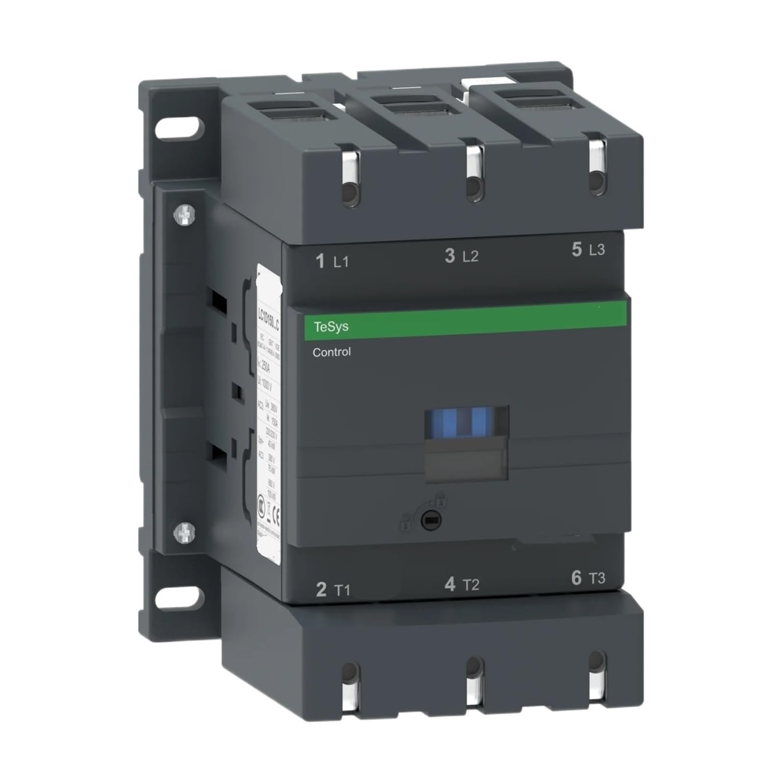 TPKMVGAP LC1D115 LC1D11500Q7 LC1D11500Q7C contactor - 3P(3 NO) - AC-3 - = 440 V 115 A - 380 V AC 50/60 Hz coil