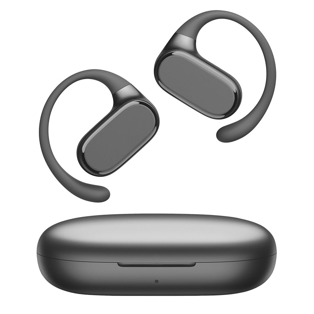 Honor Choice Open-Ear True Wireless Headphones, Call Noise Cancellation, 40 Hours Runtime, Bluetooth 5.3, IP54, Black