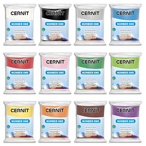 Cernit N°1 12 X 56 G PACK COULEURS DE BASE, CE0900012K01