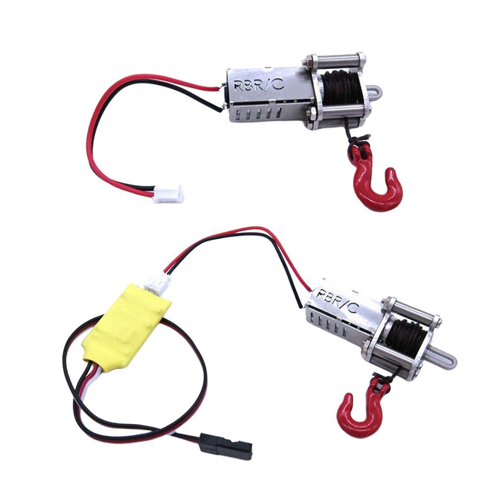 Buy MSiwach Aluminum Automatic Winch for 1/12 1/14 1/16 OffRoad RC Car