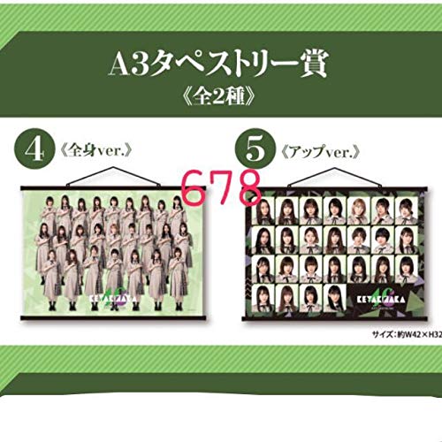 Amazon.co.jp: 欅坂46 くじっちゃお A3タペストリー賞 アップ