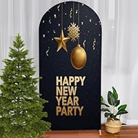 Highdi 3D Mariage Couverture De Toile De Fond D'Arche, Housse De Toile De Fond Élasthanne Lavable Pour Mariage Fête Anniversaire, Banquet, Décoration (4FT(50 * 120CM),Drip Dye