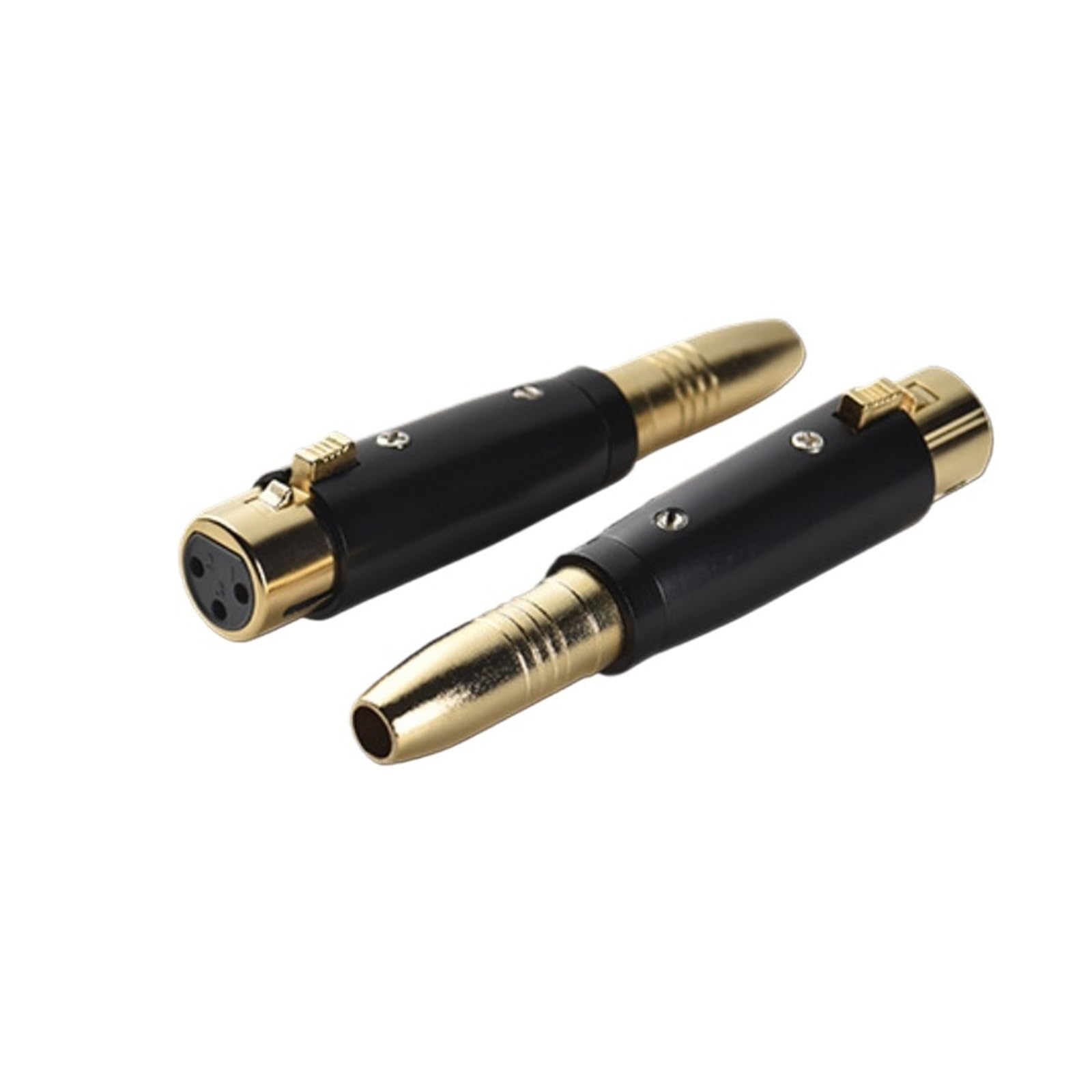 Adattatore Jack Plug Converter, Cavo convertitore da 3 pin femmina maschio a 1/4" 6,35/6,5 mm, connettore for altoparlante stereo for microfono(Female,5pcs)