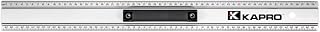 Kapro - 312 Cutting Edge Ruler + Handle - 1/16 and mm Increments - with Wear Resistant Printing - for Carpentry, Drywall, Drafting - Anodized Aluminum - 36 Inch