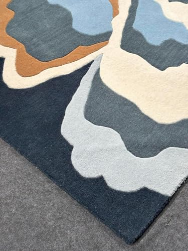 Image of Soft Pure Woolen Modern Collection Tufted Carpet for Living Room,Bedroom'Kitchen and Hall (6 X 8) Feet