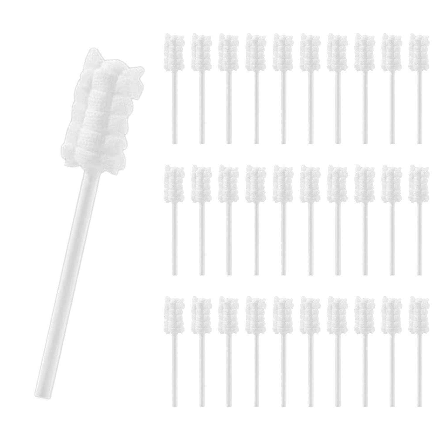 Confezione Da 30 Puliscibocca Per Neonati, Puliscibocca Per Neonati, Puliscibocca, Spazzolino Per Dentini Con Setole Morbide, Bastoncini Cotonati Per Bambini