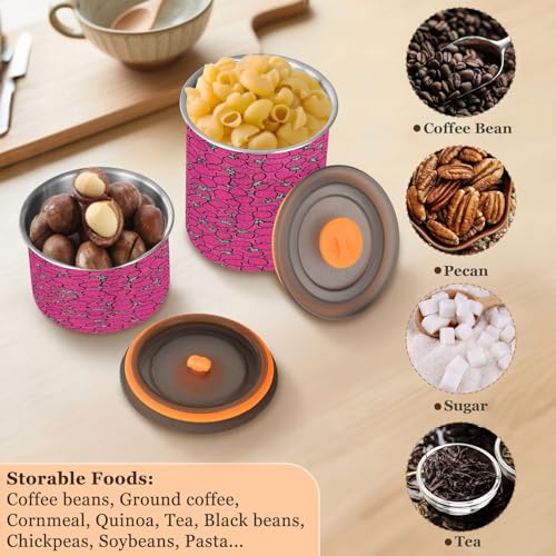 Contenedor de almacenamiento al vacío Qilmy rosa 30oz miniatura 6