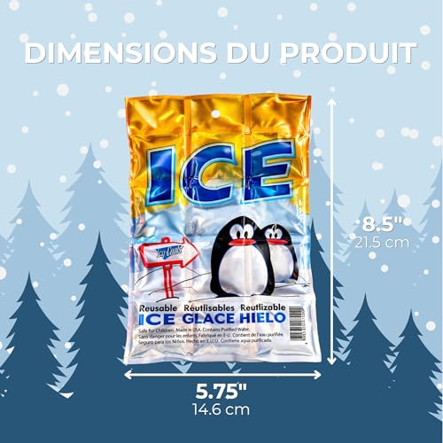 Packs de hielo reutilizables ICY-COOLS (6 unidades) miniatura 2