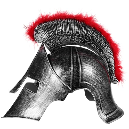 Casque romain argenté pour déguisement de soldat antique Gatuida