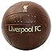 Liverpool FC - Pallone da calcio ufficiale in finta pelle marrone, misura 5