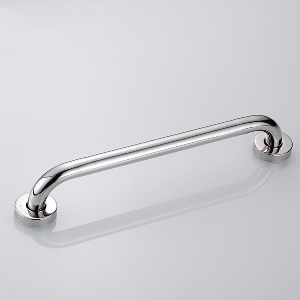 Barra di Sostegno in Acciaio Inox 304, Montaggio a Parete, Finitura Lucida, Antiscivolo, Supporto di Sicurezza per Anziani/disabili, Maniglia di Supporto per WC/Doccia, Bagno (3 Mi