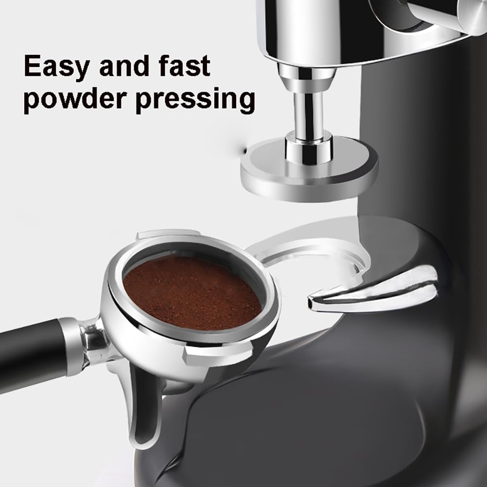 Ręczny ubijak do kawy ze stali nierdzewnej, ubijak do espresso 58 mm ubijak z podstawą ubijającą, komercyjna prasa do proszku Premium Barista, prasa z płaskim młotkiem do kawiarni i domu