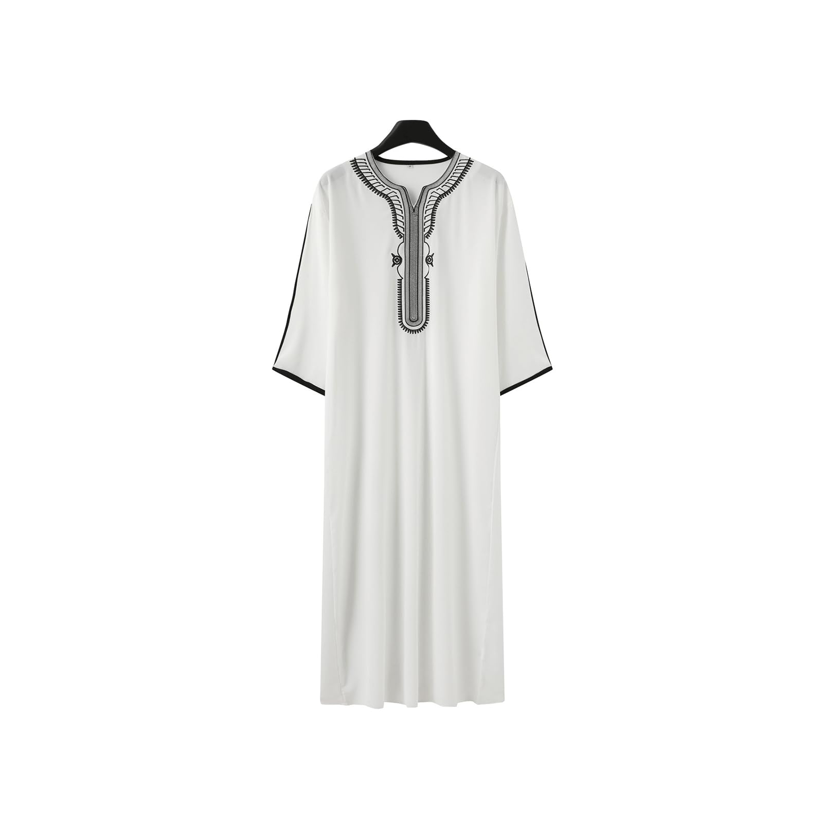Thobe homme robe musulmane caftan FGRID longue ample et décontractée