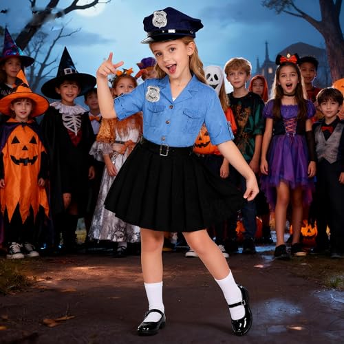 Disfraz de Policía para Niñas KAKALVER miniatura 5