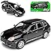 NEW Porsche Cayenne I Typ 9PA Schwarz 2002-2010 1/24 Welly Modell Auto mit individiuellem Wunschkennzeichen