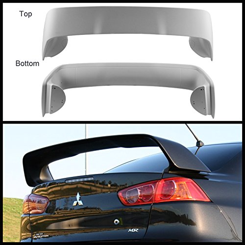 Akkon - For 2008-2015 Mitsubishi Lancer Evolution Evo Rear Tail Trunk Spoiler Wing Unpaint [Mr Style] #TOP1
