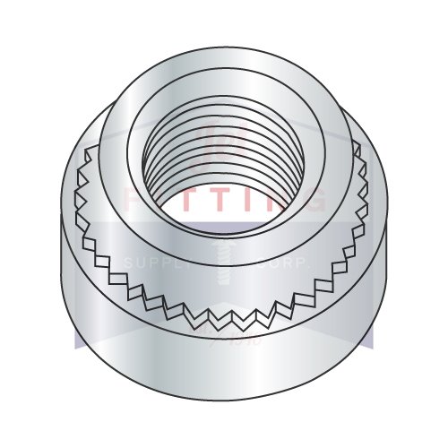 3/8-16-1 Self Clinching Nuts/Steel/Zinc/Shank Height: .087