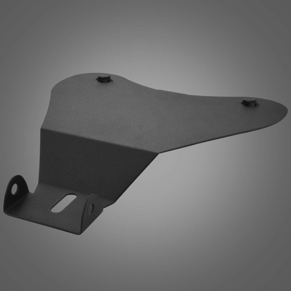 KATUR Piastra di Base per Sedile Unico per Motocicletta Piastra di Base Piastra di Base Acciaio Resistente Nero Adatto per Harley Sporster 883 1200 Chopper Bobber (Piastra di Base con Kit Molla Nera)