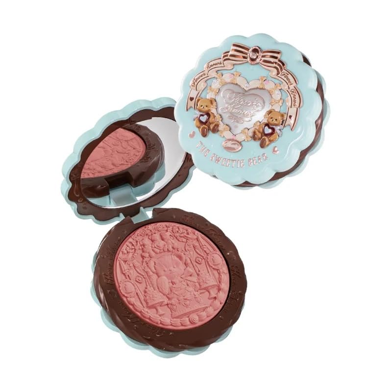 mydream Flower Knows Sweetie Bear Velvet Satin Blush