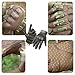 Rubber Guard Tactical Gloves,High Sensitivity Touch Screen PU Leather Outdoor Mountaineering Training Gloves,Outdoor Sports Gloves,Hunting Cycling Sports Gloves for Men (Green,S)