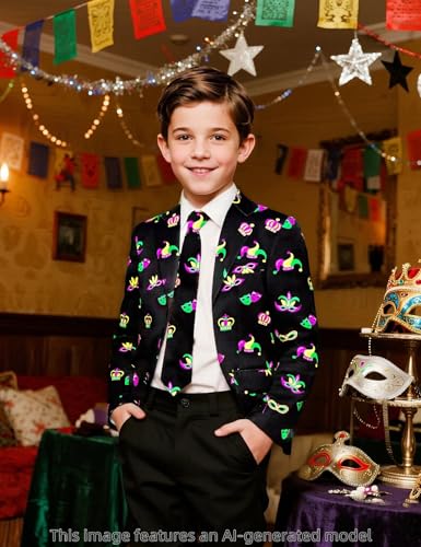 Blazer y corbata para niños 8-16 años miniatura 4