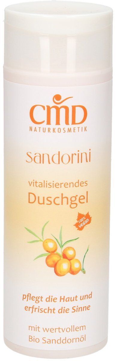 CMD Naturkosmetik Duschgel Sandorini, Mit Bio-Sanddorn – Mild, Für Empfindliche Haut