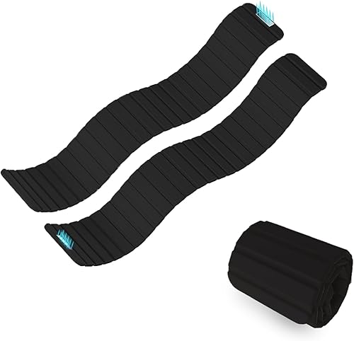 Juego de pesas magnéticas ajustables para muñeca y tobillo (1 libra2 libras cada uno) para hombres y mujeres para fitness intensificado, pulseras de