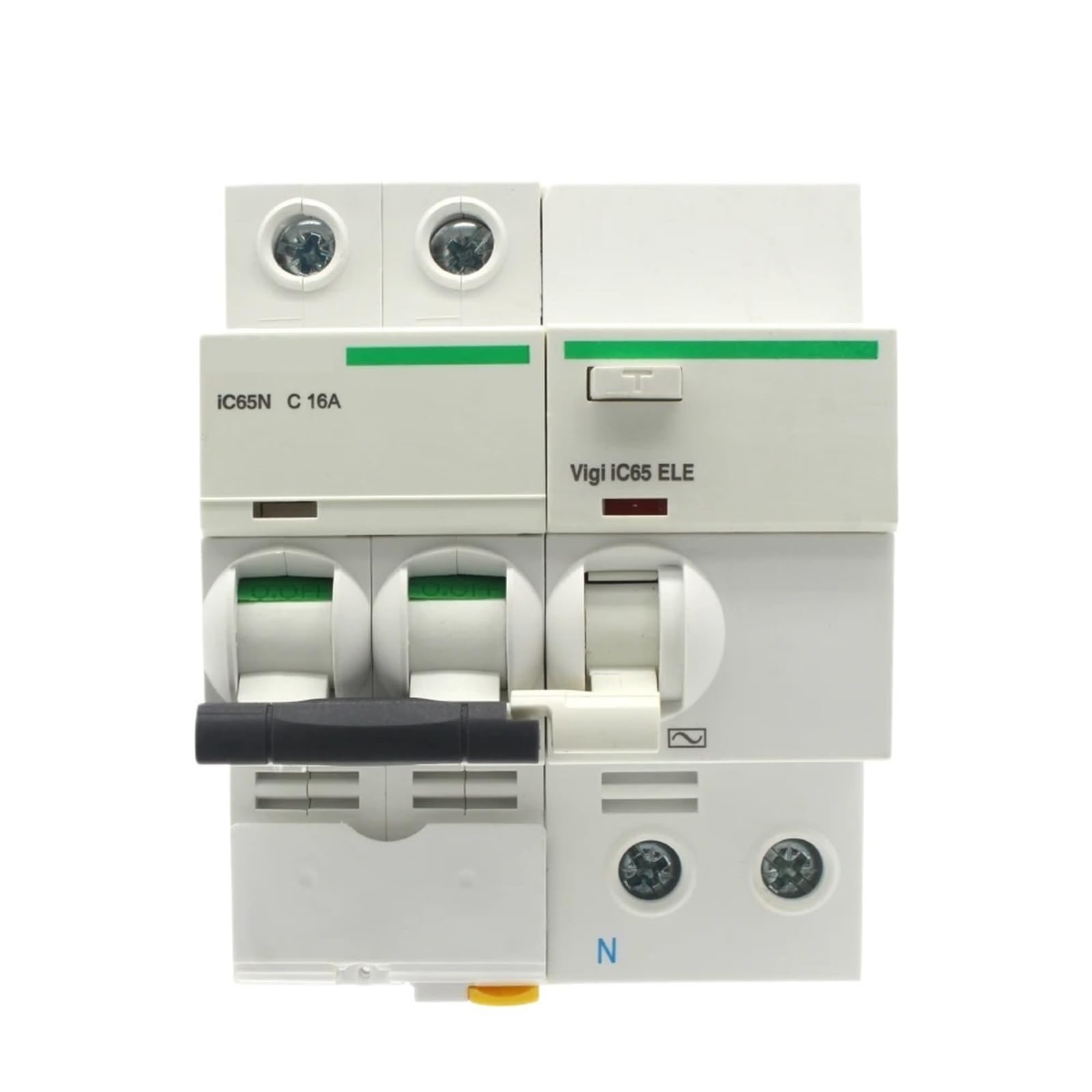 Wyłącznik dyspersyjny IC65 ELE 2P dwubiegunowy C16A 30MA typ AC230 V 50Hz Ochrona nadprądowa RCBO(16a)