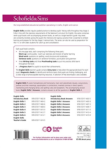 English Skills Book 1: Spelling, Punctuation and