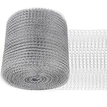 Wire Mesh for Mice Control 5" X 100,Steel Wool Mice Control,Upgraded Stainless Steel Wire Mesh Roll,Hole Filler Fabric Suitable for Gardens and Houses