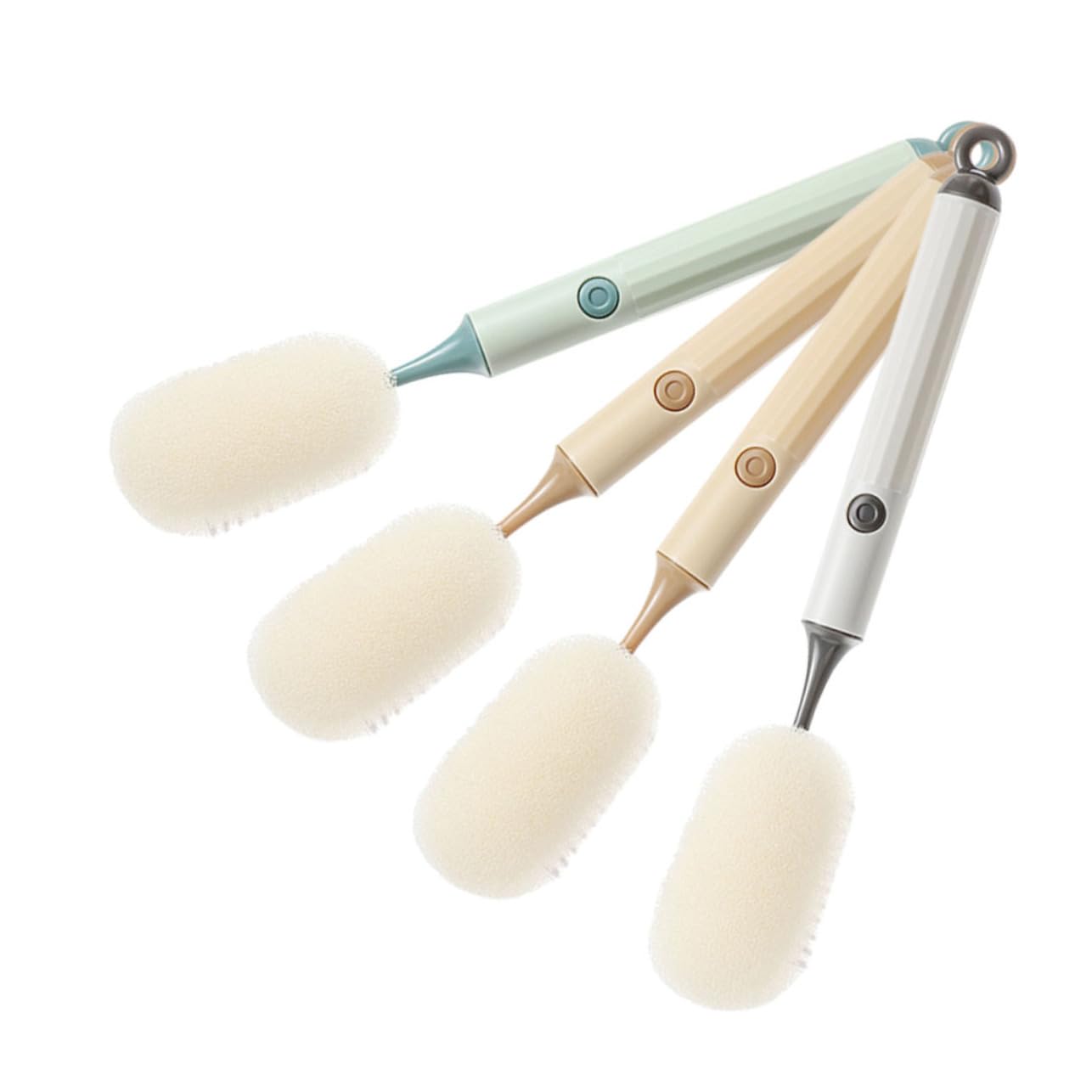IWOWHERO 4pcs Cup Cleaning Brush Washing up Sponge Cleaning Bottle Brush Bottle Cleaner Brush Water Bottle Scrubber Dish for Washing up Cups Cleaning Brush Straw Cleaner Pp