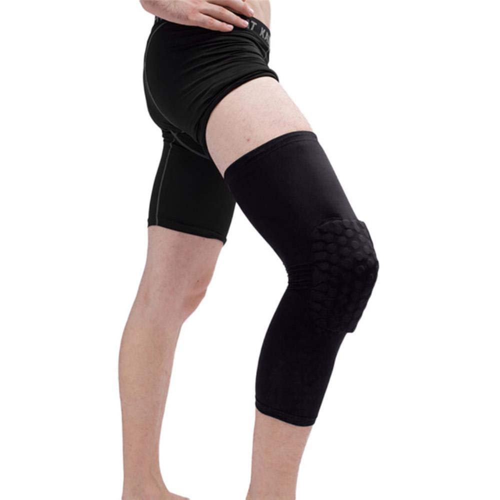 Basketball Knee Pads Adult Kneepad Football Knee Brace Support Leg Elbow Protect,A,L