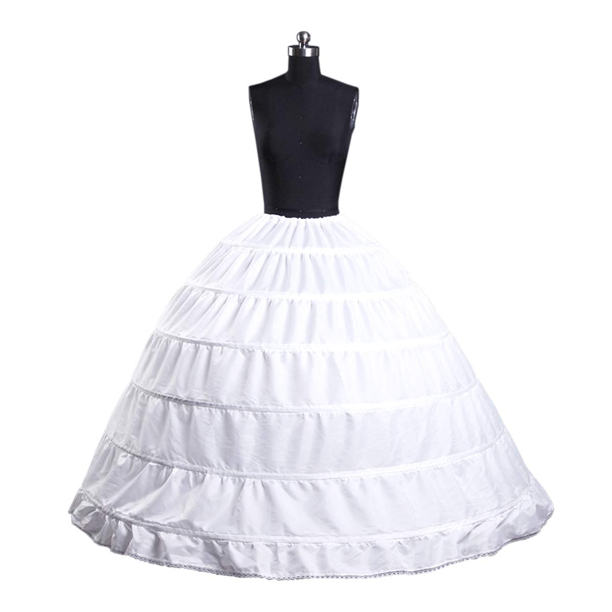 Buy Full Shape 6 Hoop Skirt Ball Gown Petticoat Underskirt Slip for