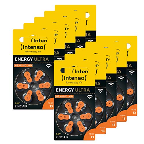 Intenso Hörgerätebatterien PR48 Orange (Typ 13) 60er Pack