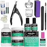 Karlash Professional Acrylic Nail Kit System STUDENT KIT(No MMA Liquid Monomer 4 oz, Clear Acrylic...