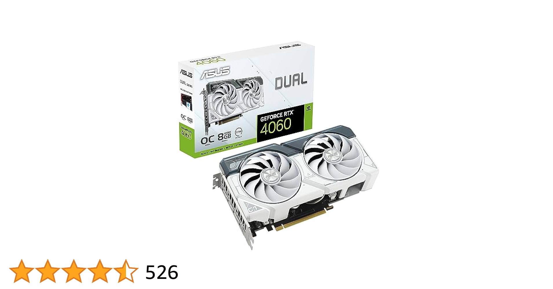 グラフィックボード・グラボ・ビデオカード ASUS GeForce RTX 4060 OC Edition 8GB Amazon | ASUS DUAL GeForce RTX 4060 OC エディション 8GB