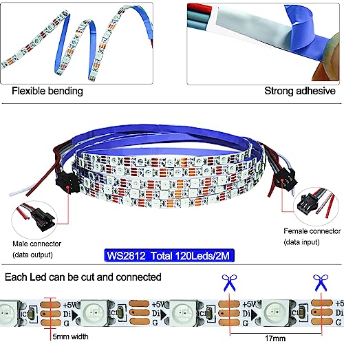 Tesfish WS2812B LED Strip Light 5V - Image 3