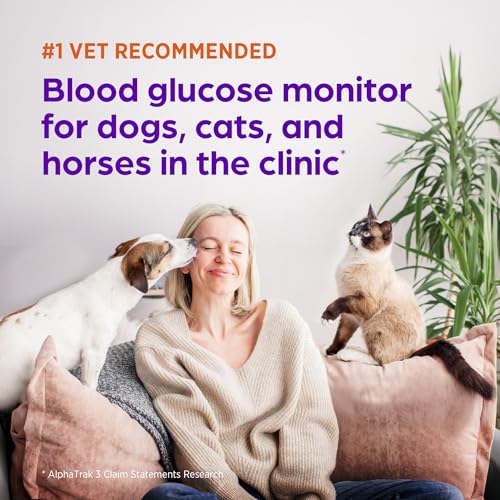 AlphaTrak 3, 8-Piece Pet Blood Glucose Monitoring Kit for Diabetic Cats, Dogs, and Horses, All-in-One Solution for in-Clinic or at Home with Digital Results - Image 4