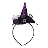 Headband Hat Hoop Band Headwear Spider Web Spiderweb for Halloween Christmas Party Costume Girls Boys Women