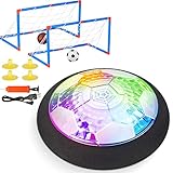 Retruth Hover Soccer Ball Rechargeable with 2 Goals - Cool Disco Light - Soft Foam Bumper Protects...