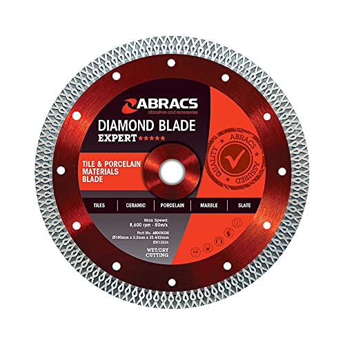 Abracs Tile & Porcelain Cutting Diamond Blade ABDCR250 250mm
