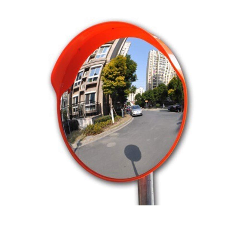 Specchio stradale convesso, lente grandangolare di circolazione esterna, specchio convesso grande specchio esterno rotondo, specchio ad angolo cieco per vialetti, supporto del segnale di osservazione