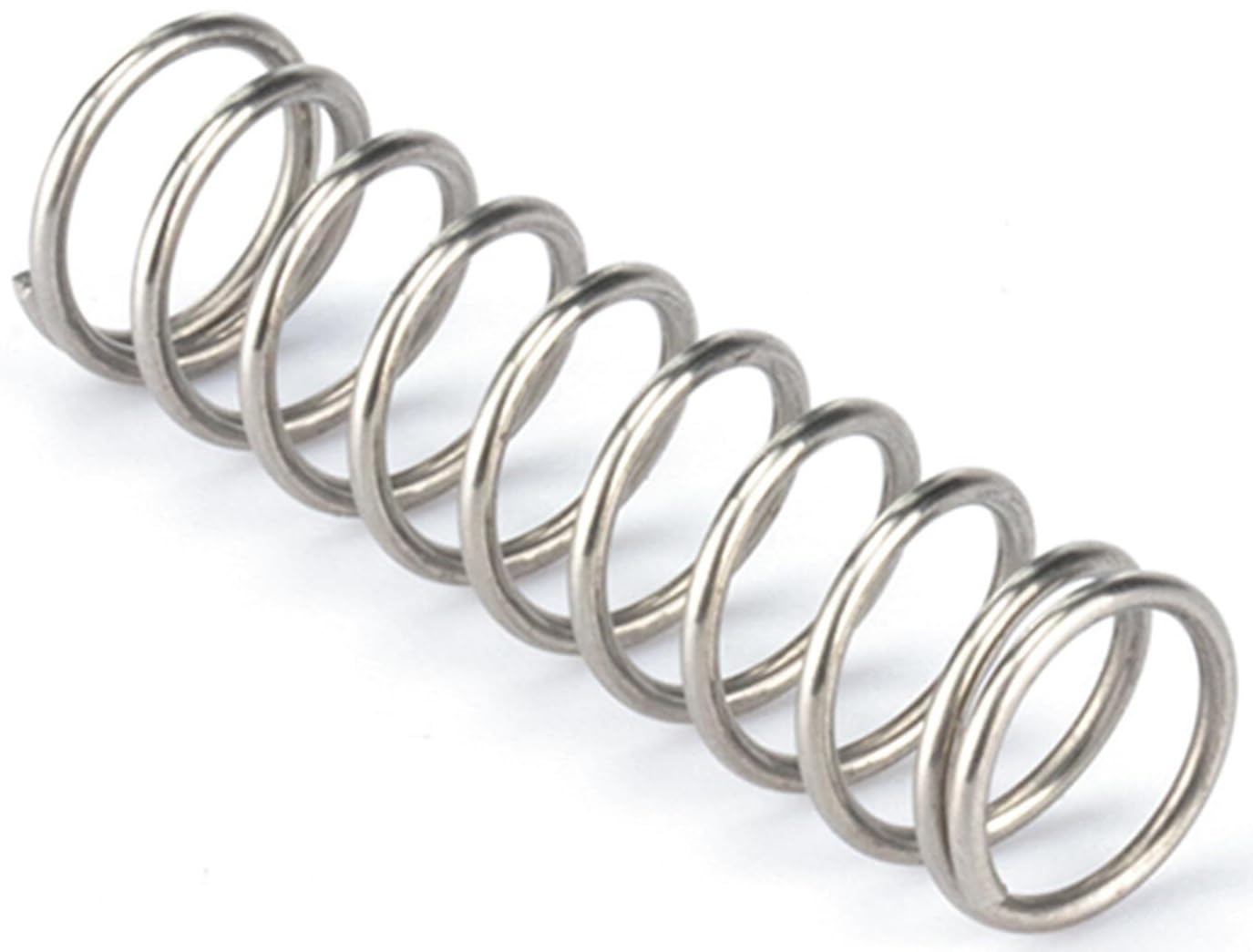 Compression Spring, 304 Stainless Steel Compression Spring 0.6x8x(5-100) mm 10 Pcs(10 Pcs 0.6 x 8 x 30mm)
