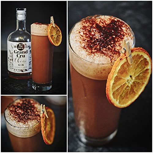 Breaks CHOCO Gin - Geschenk Set mit Glas + 500 ML Grand Cru Choco Gin - Ausgezeichneter Gin mit Valrhona Grand Cru… – Bild 6