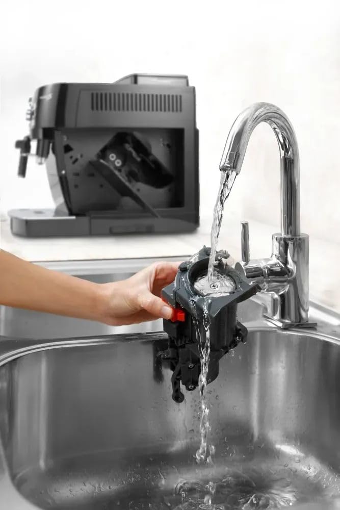 De'Longhi Magnifica S ECAM22.140.B, Máquina de Café en Grano Automática con Recetas, Panel de Control Simple, Aroma y Cantidad Personalizables, Espumador Manual de Leche, Botón para 2 Tazas, Negro