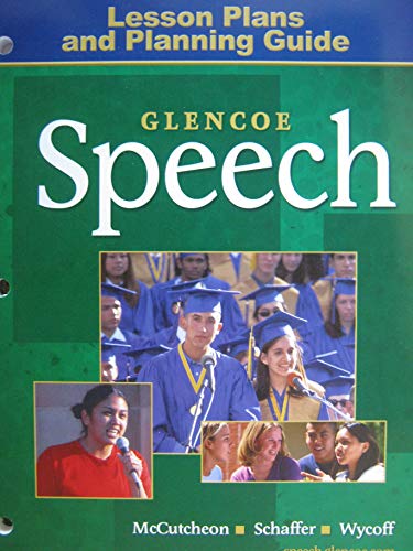 Speech, Lesson Plans and Planning Guide 0078666694 Book Cover